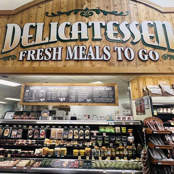 Delicatessen department of Sprouts store in Bakersfield, CA
